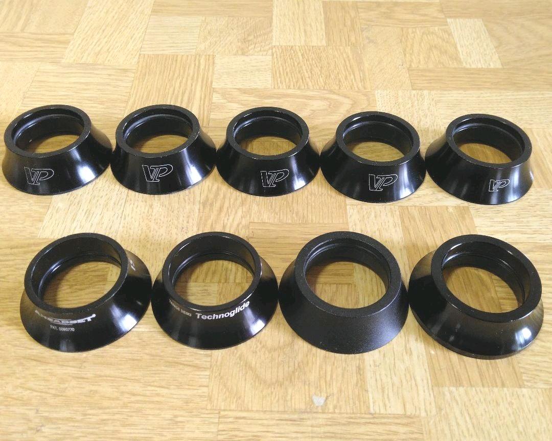 自転車用品 ヘッドパーツ★タンゲ他アルミトップキャップ9点まとめて