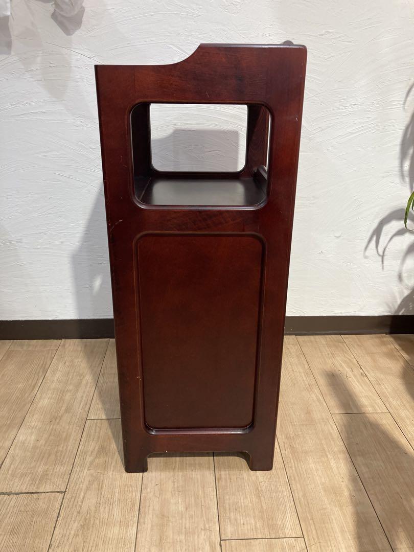 オールドカリモク　木製　棚　キャビネット　引き出し　アンティーク　レトロ