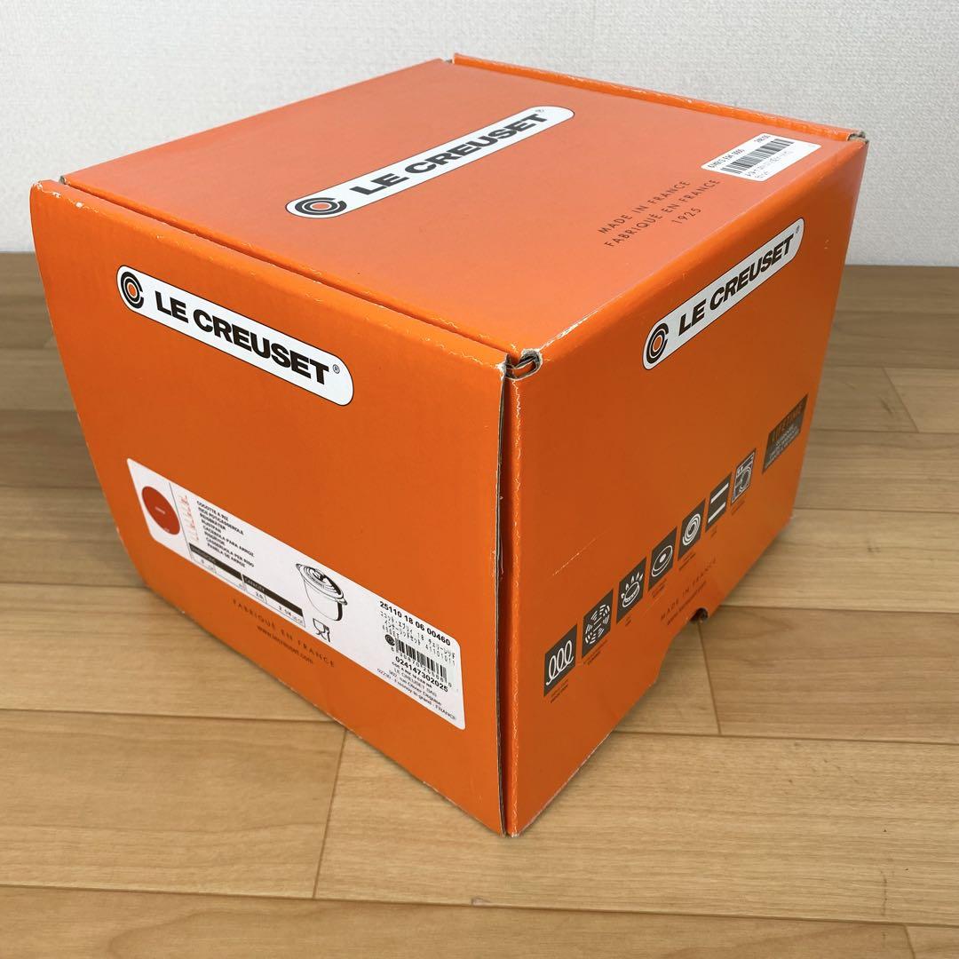 【新品未使用】ル・クルーゼ　ココット エブリィ 18　チェリーレッド
