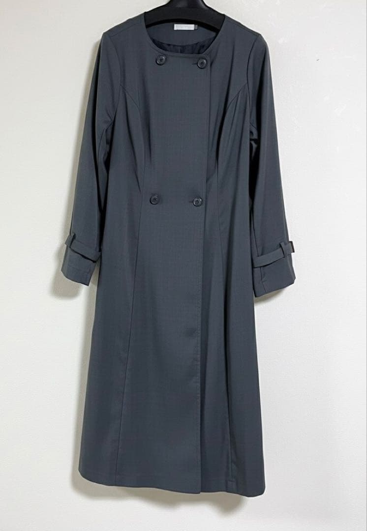 overE 2way ノー トレンチコート サイズ96 チャコールL GULLKHAN_COM