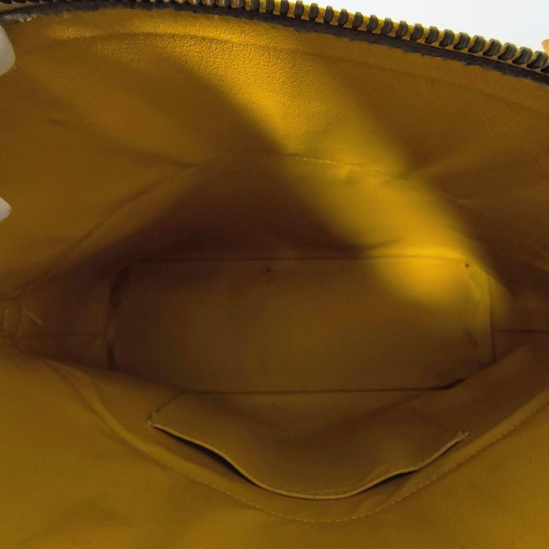 HIGH CLASS ハイクラス レザーバッグ 2WAY レザー イエロー