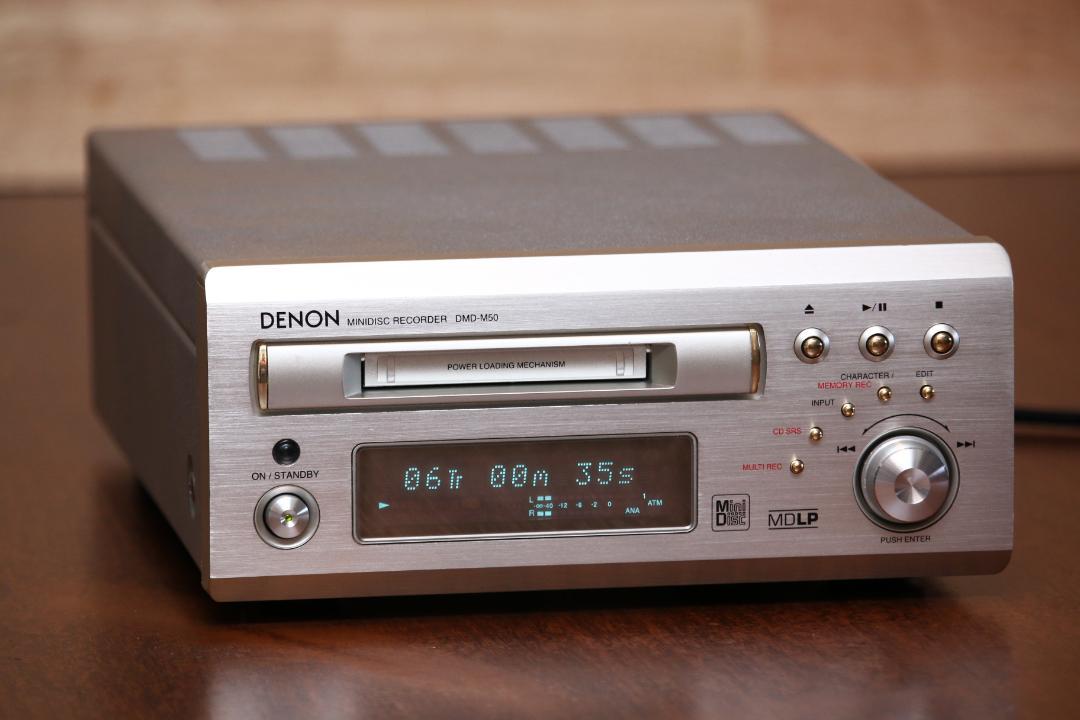 【冬バーゲン★】 DENON DMD-M50 MDデッキMDプレイヤー/レコーダー 完動品 ラジオ・コンポ
