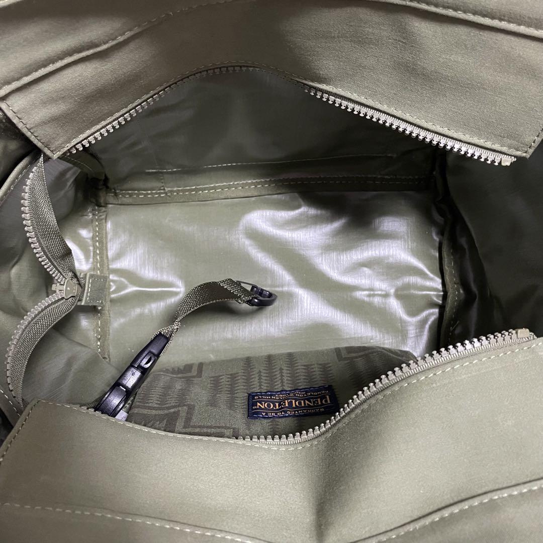 マザーズトートバッグ PENDLETON × MARIE INABA　カーキ