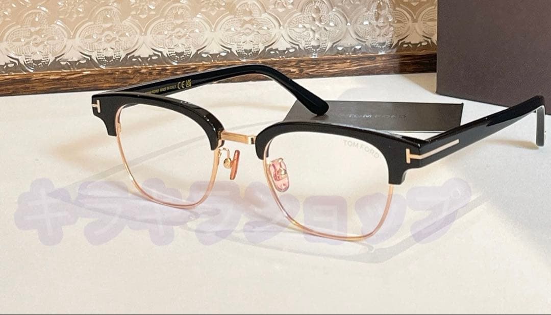 未使用 TOM FORDトムフォードTF6016-K-Bメガネ サングラス