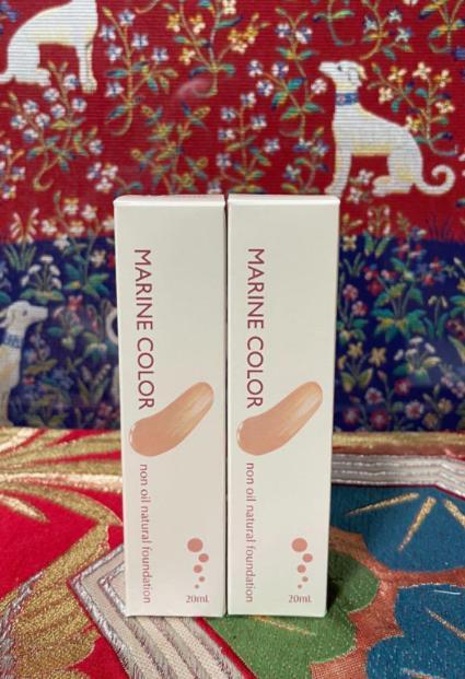 ミューフル オイルフリー ファンデーション マリンカラー 20mL2個セット