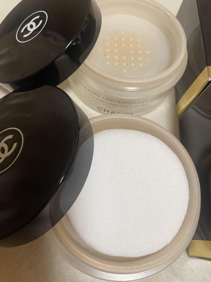 CHANEL フェイスパウダー残量なし空きケース4個　未使用パフ付き