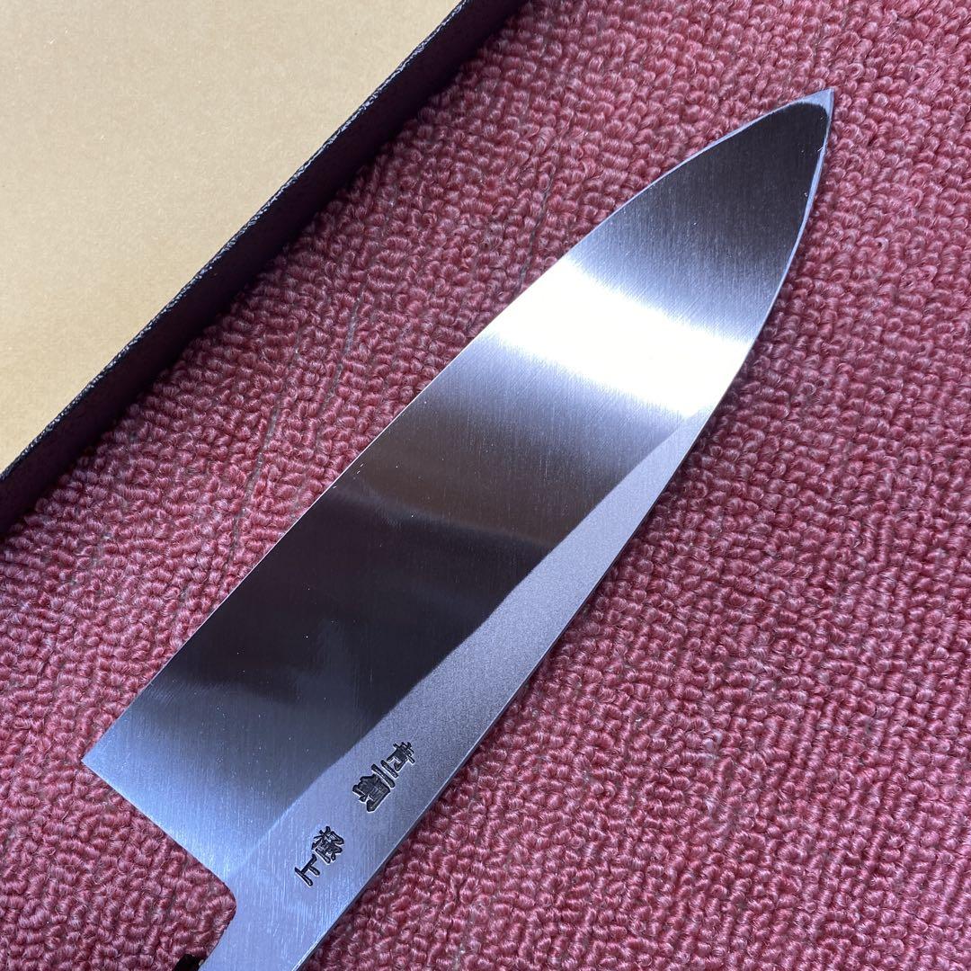 青二鋼　出刃包丁　180㎜　　6寸