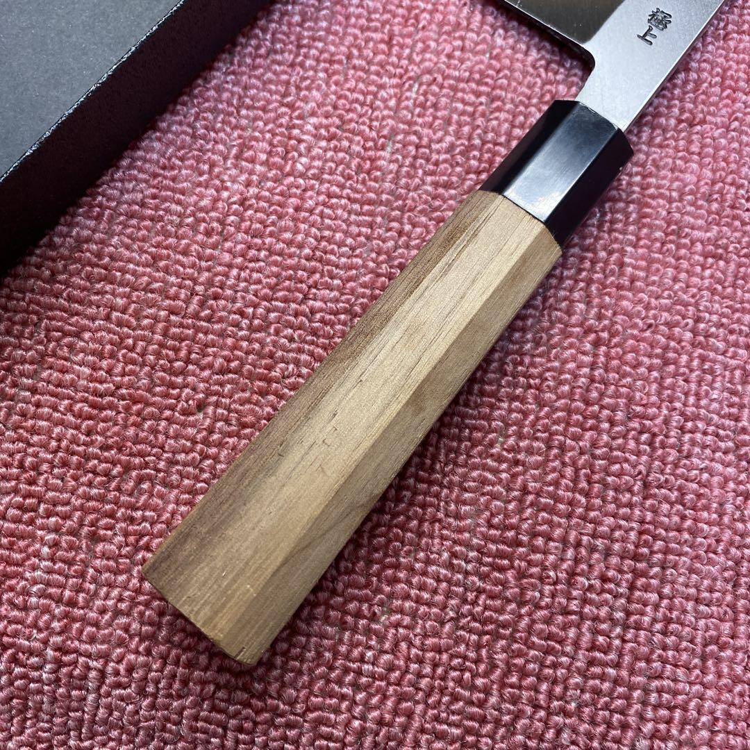 青二鋼　出刃包丁　180㎜　　6寸