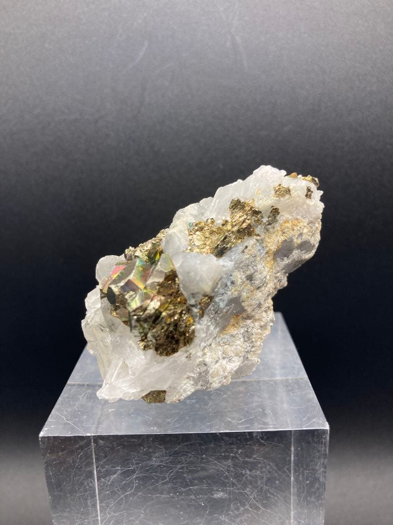 クォーツ パイライト ガレナ 3種共生クラスター クォーツ パイライト ガレナ 3種共生クラスター