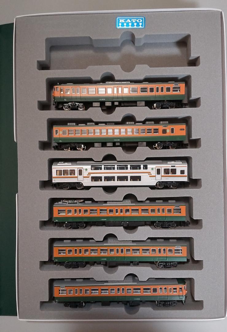 鉄道模型 Nゲージ　KATO 113系 湘南色 2階建てグリーン車入り6両セット