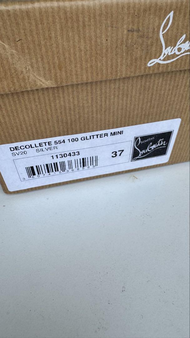 靴 Christian Louboutin Decollete 554Glitter