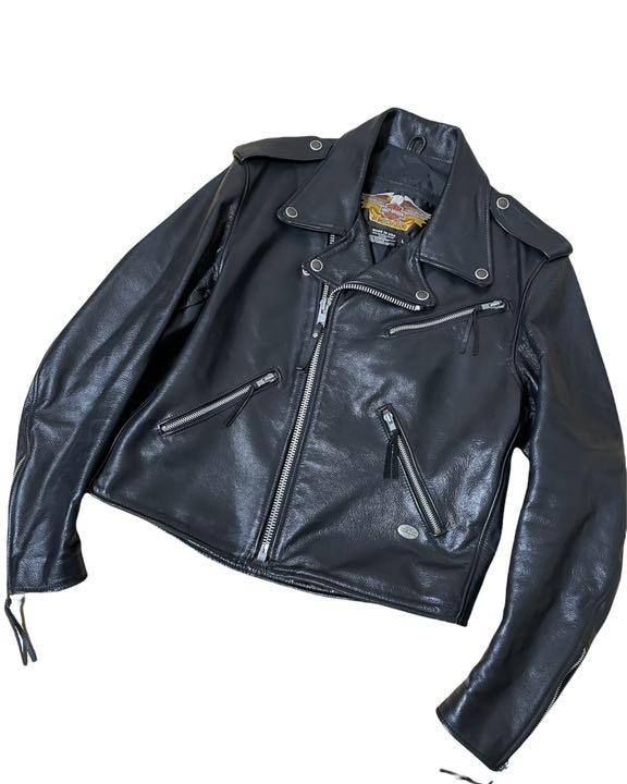 高品質得価 美品 ハーレーダビッドソン ダブルライダースジャケット L jIELU-m49078042861 人気SALE豊富な