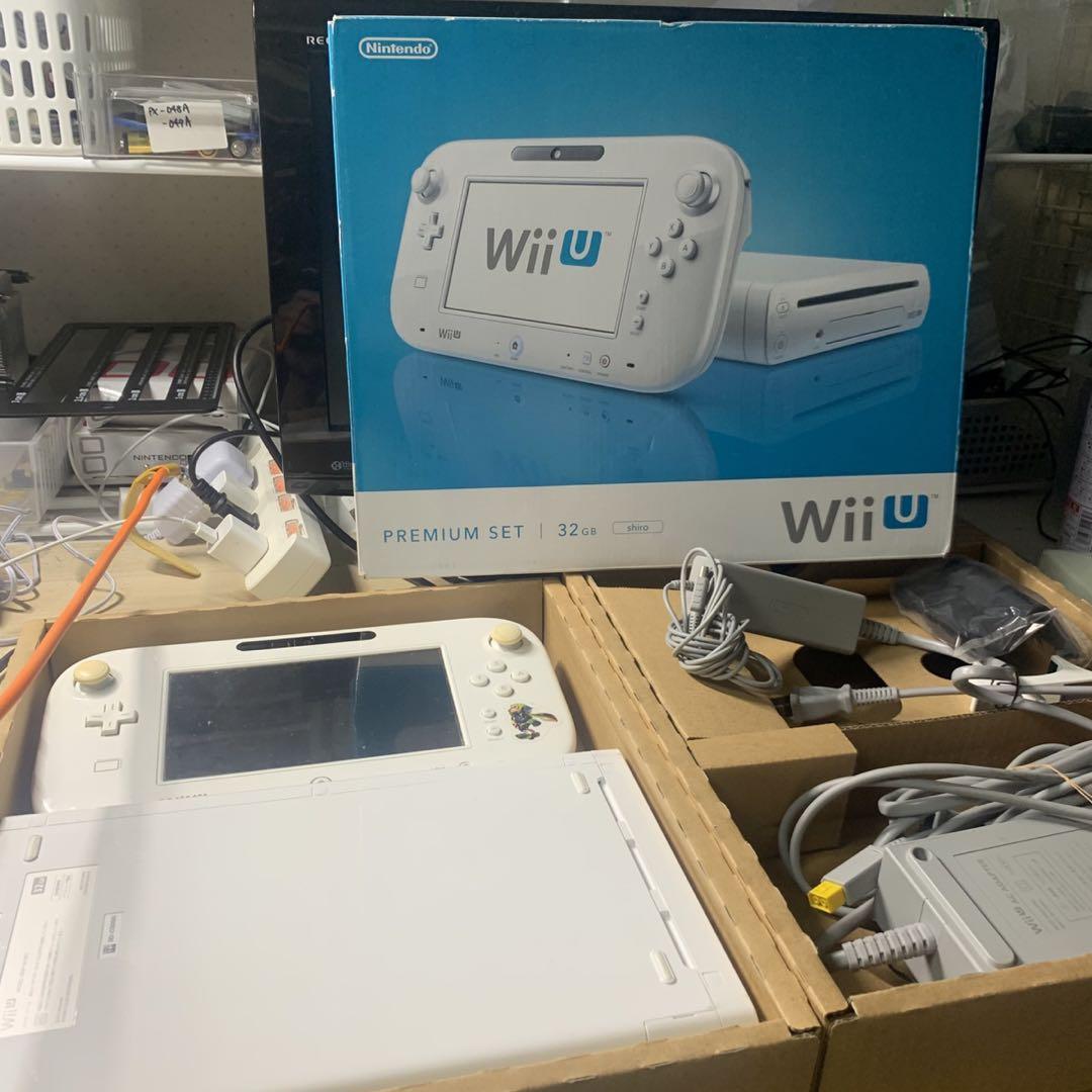 動作品 Nintendo wii U 32GB 本体 白 ホワイト ウィーユー
