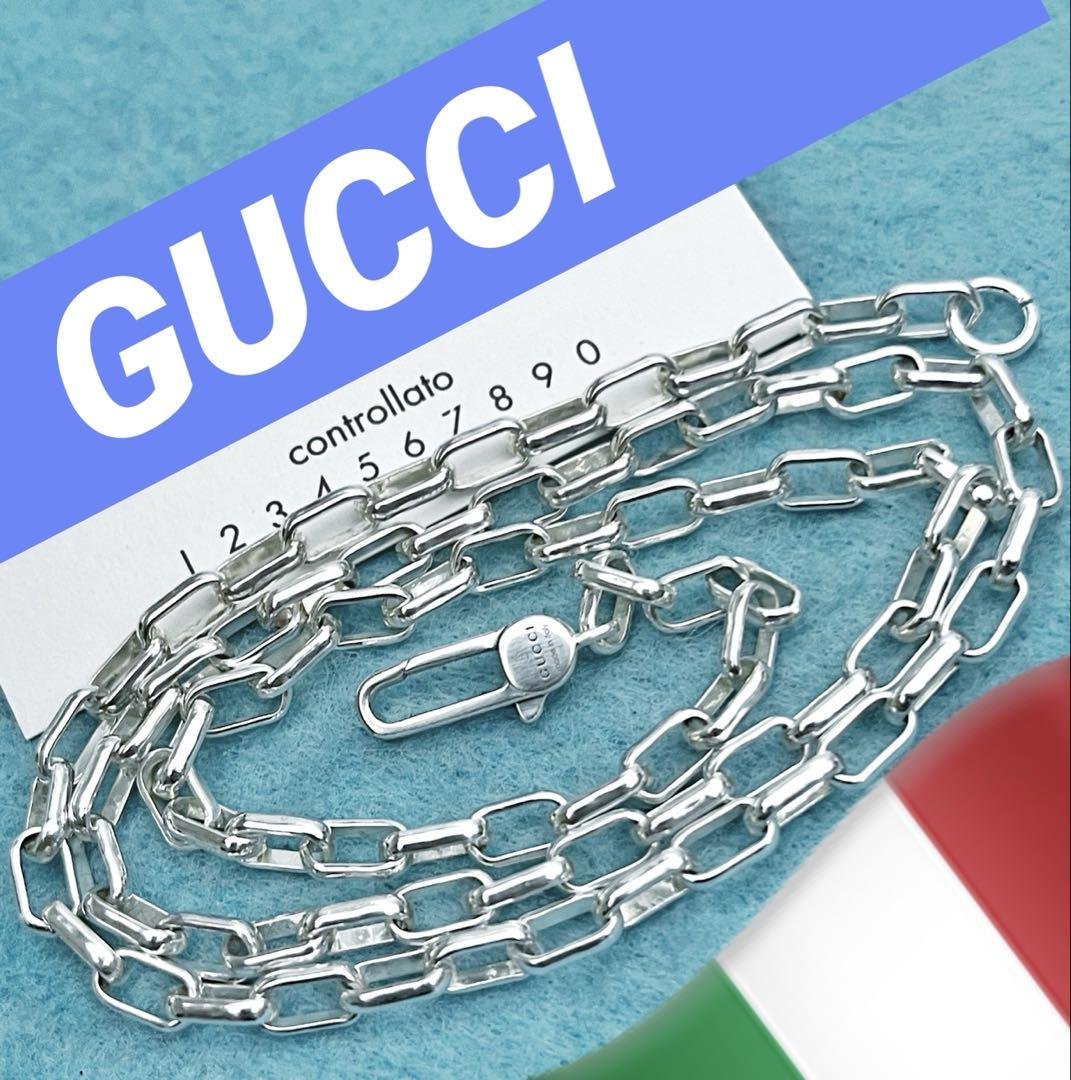 美品‼️GUCCI 3.8ミリ　シルバー925 チェーンネックレス 美品 GUCCI 3.8ミリ シルバー925チェーンネックレス - メルカリ