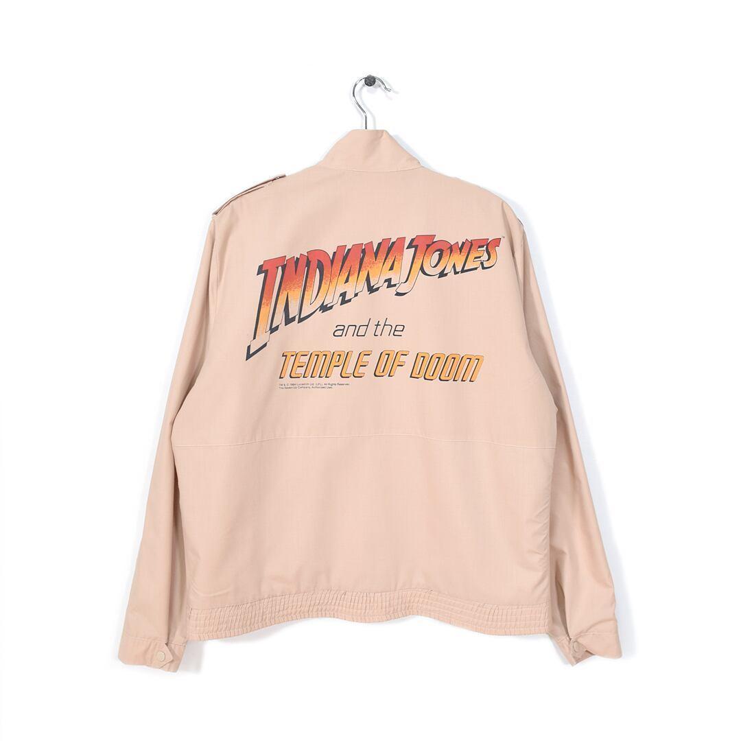 80s インディジョーンズ 魔宮の伝説 ジャケット ハリソンフォード 販促品 M