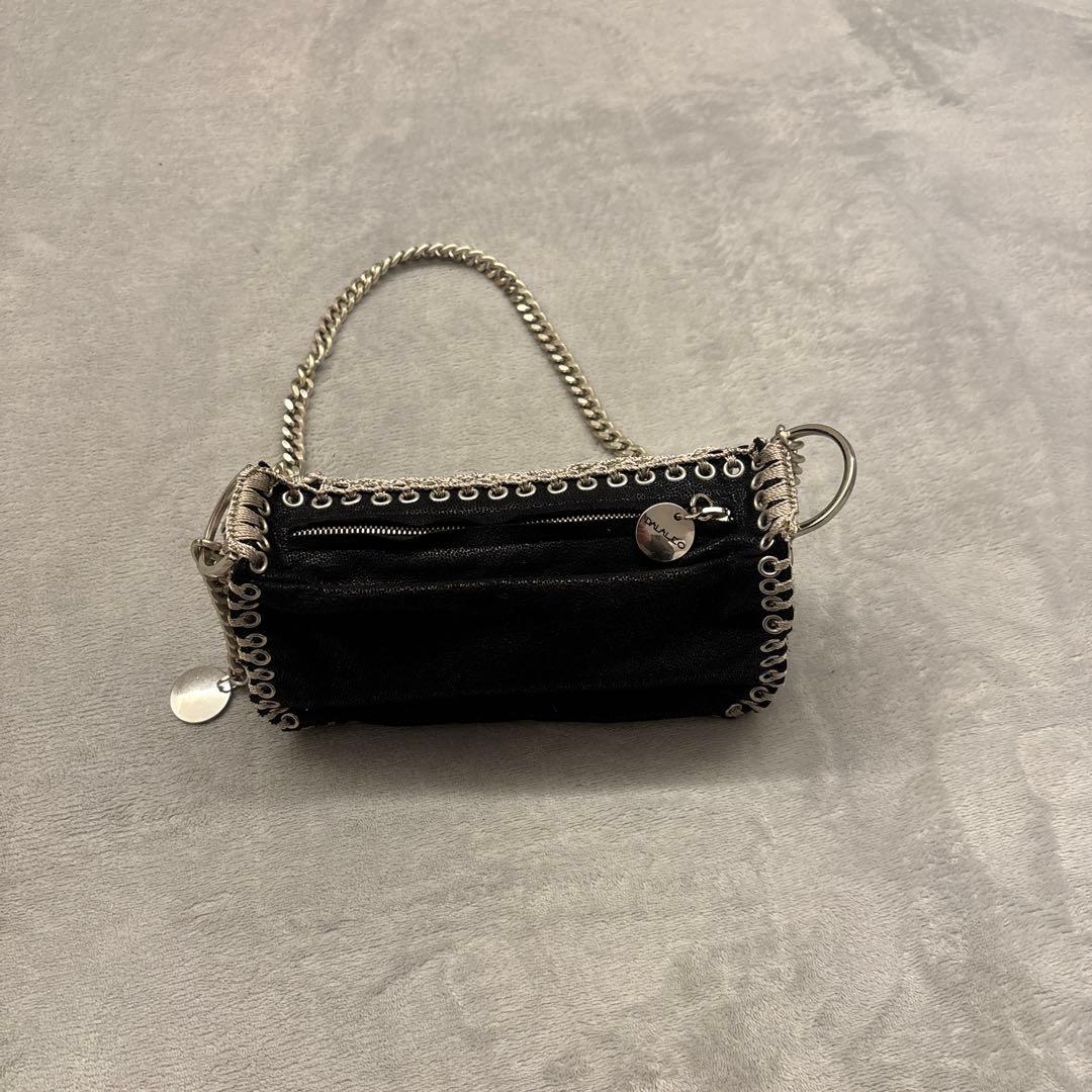 DALALEO★ダラレオ プルタブ×エコレザー ショルダーバッグ ブラックコンビ DALALEO★ダラレオ プルタブ×エコレザー ショルダーバッグ ブラックコンビ