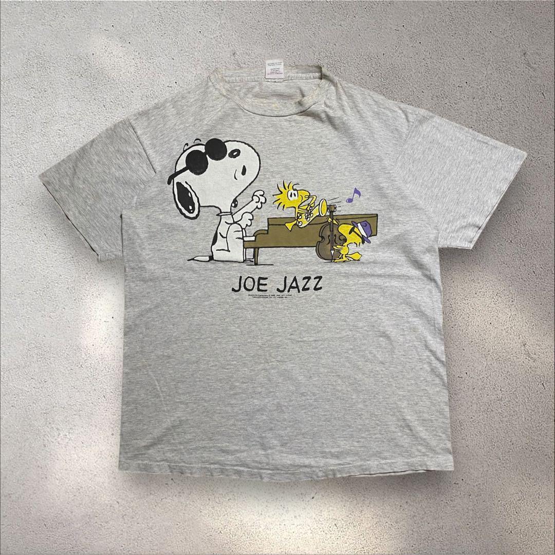 90s USA製PEANUTSスヌーピーJOE JAZZ LOGOTEL - メルカリ