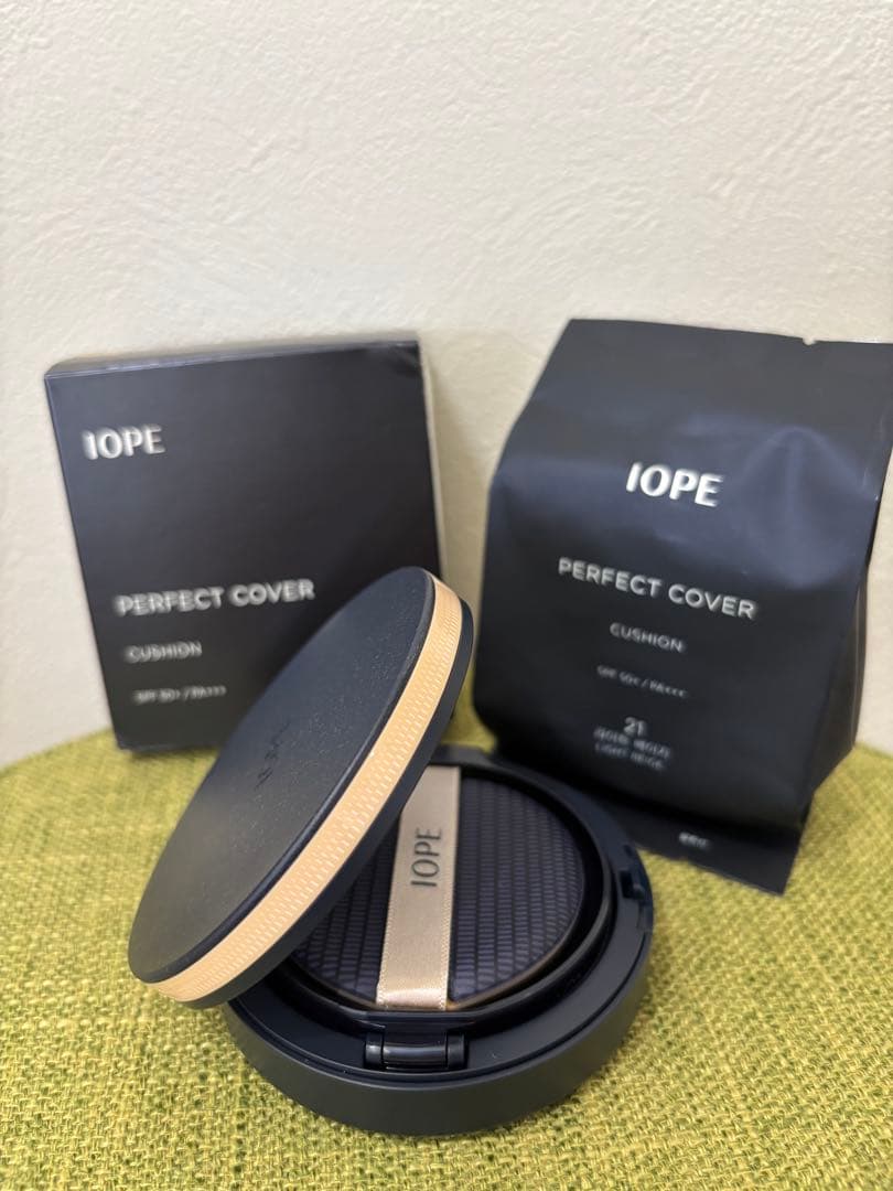 IOPE パーフェクトカバークッションファンデ21ライトべージュ新品未使用