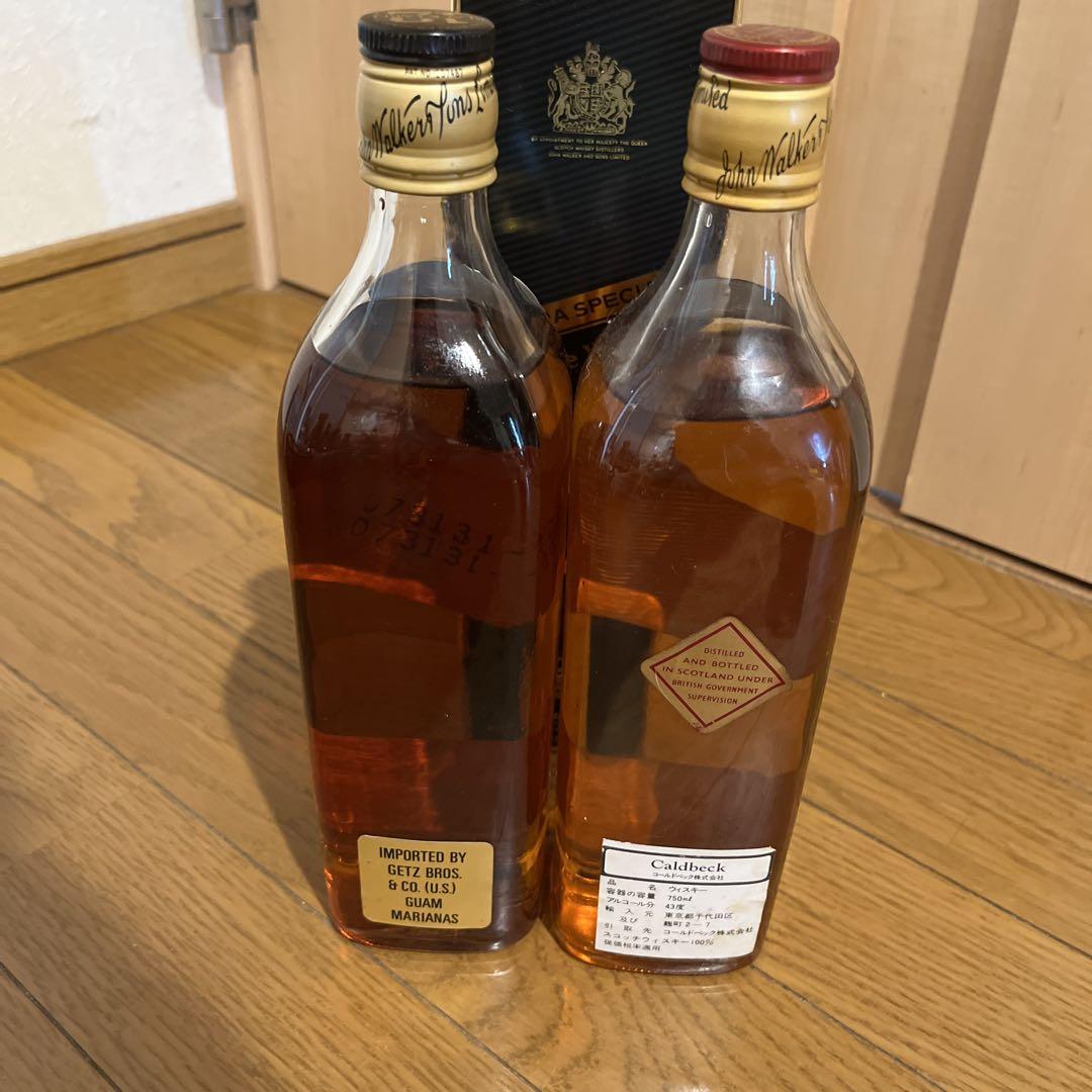 ジョニー ウォーカー12年 黒ラベル 特級 黒金キャップ 750ml