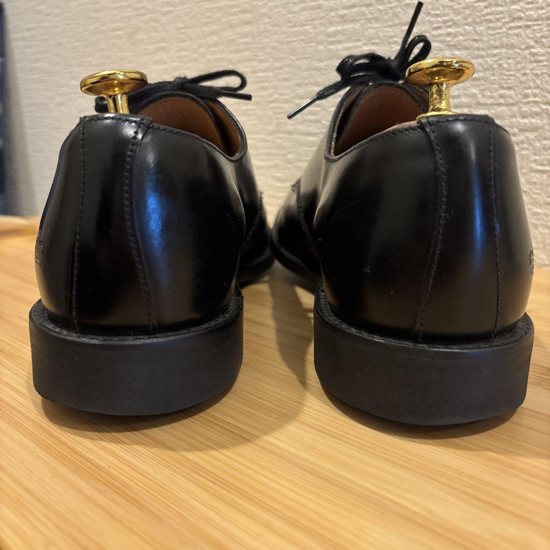 【美品】sanders サンダース ミリタリーオフィサープレーントゥ 1384B