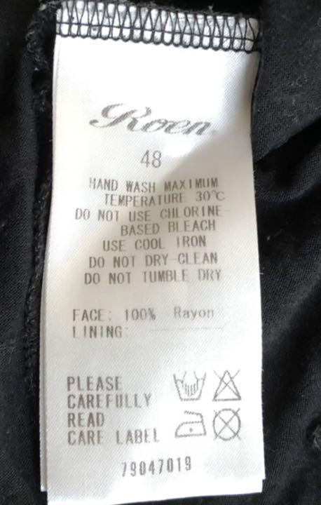 くださいま ROEN スカルTシャツ IO9sy-m49088047810 ロエン ⋨イです