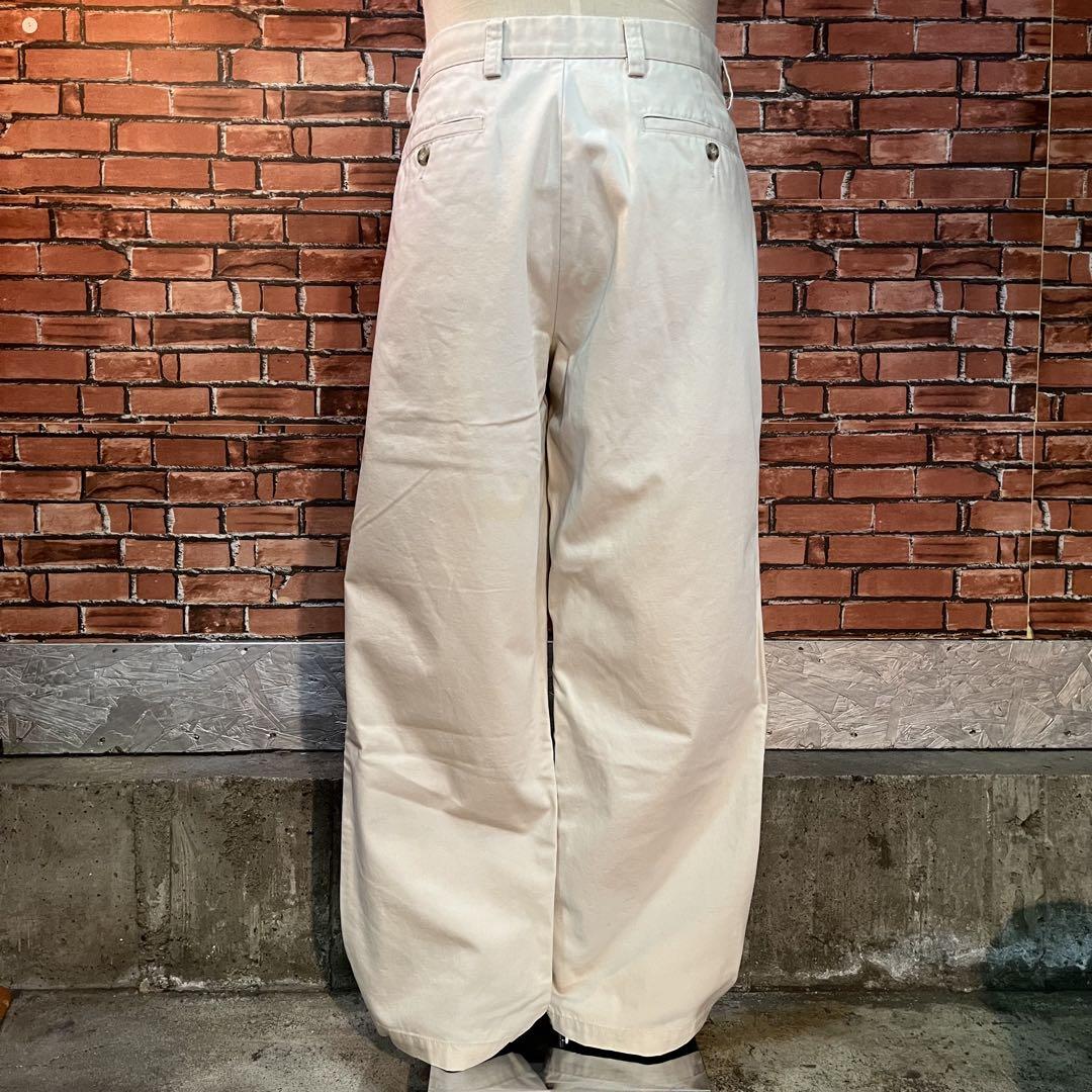 USA古着 OLD NAVY チノパン 2タック ワイド アメカジ ワーク