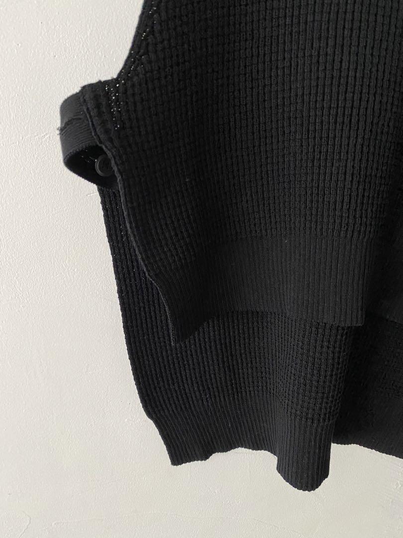 TORICI＞アイスワッフルベスト black