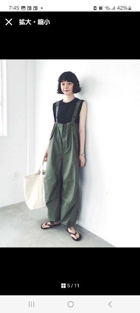 【SALE】 BEAMS BOY サスペンダー付きワークパンツ - メルカリ パンツ