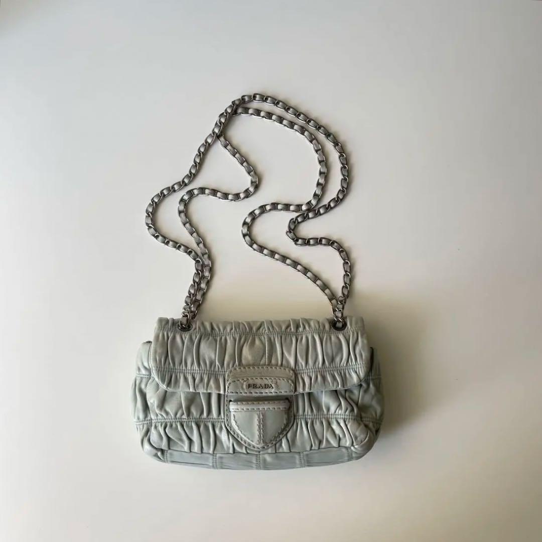 バッグ PRADA Leather Shoulder Bag