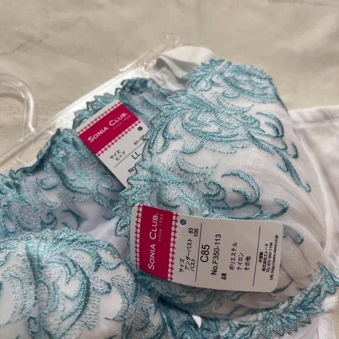 最終値下げ☆【新品】ブラ&ショーツ セット♡ C85白 ホワイト 大きい