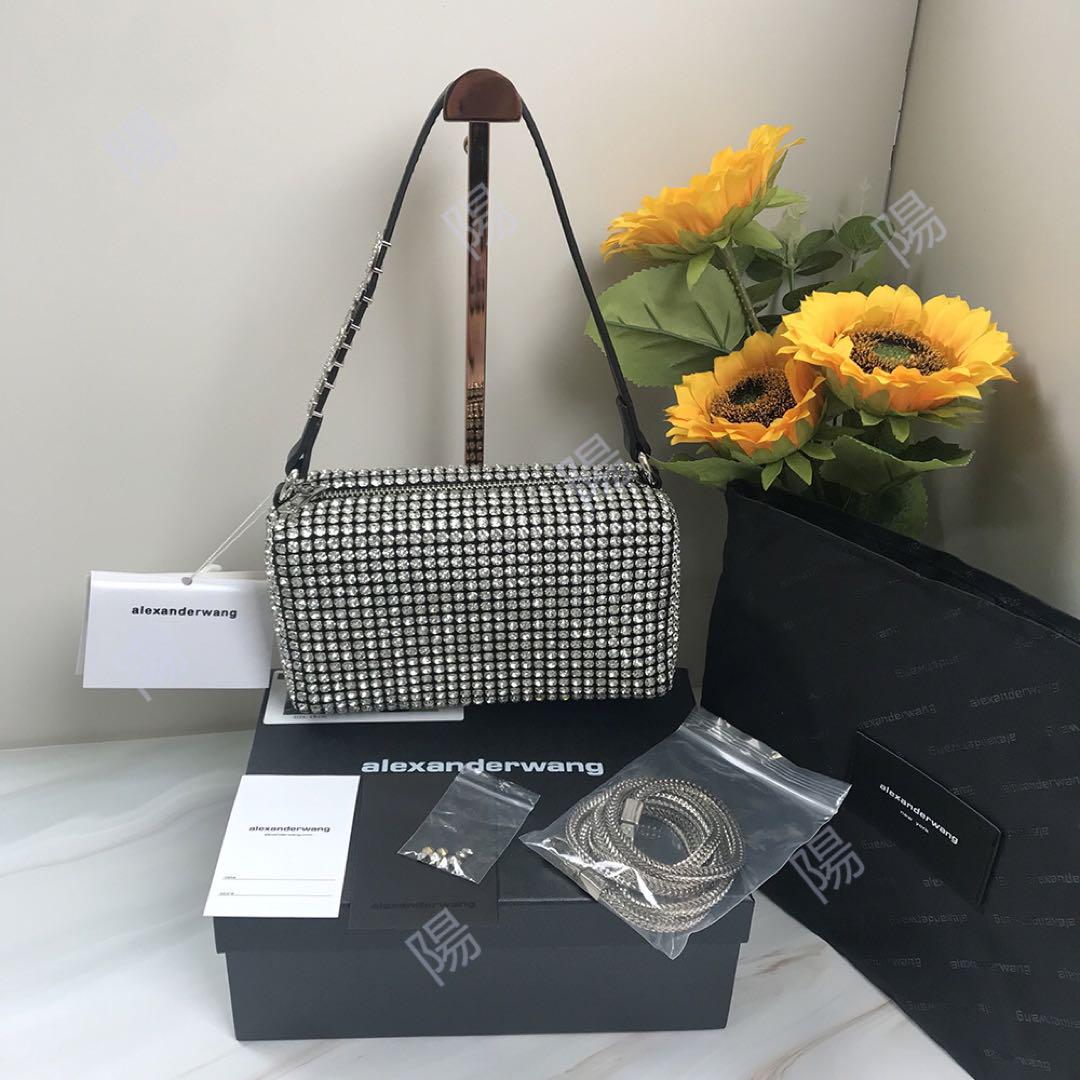 Alexander Wang 関税込 ラインストーン ハンドバッグ 値下!!alexander wang アレキサンダーワン ハンドバッグオ