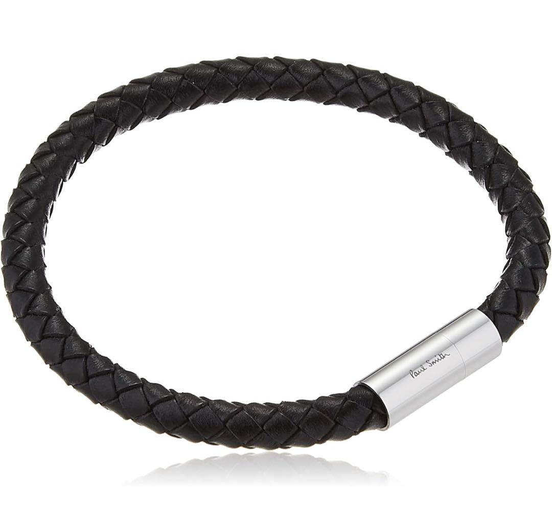 【関税込み】Paul Smith ブラック ブレイドレザー ブレスレット Paul Smith ブラックレザー ブレスレット - メルカリ