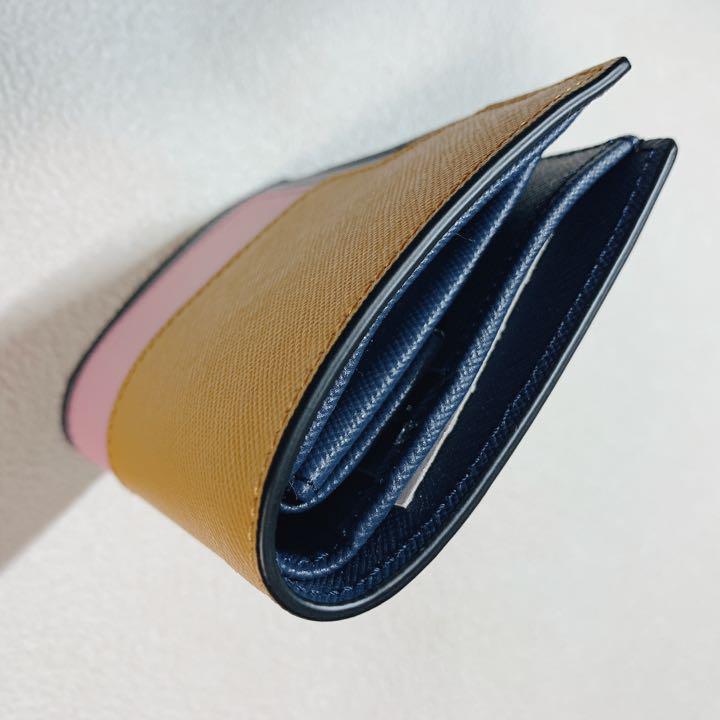 高品質低価 希少品♥新品未使用 サフィアーノ マルニ NIK4h-m49106391162 MARNI 3色カラー二つ折り財布 定番最新作