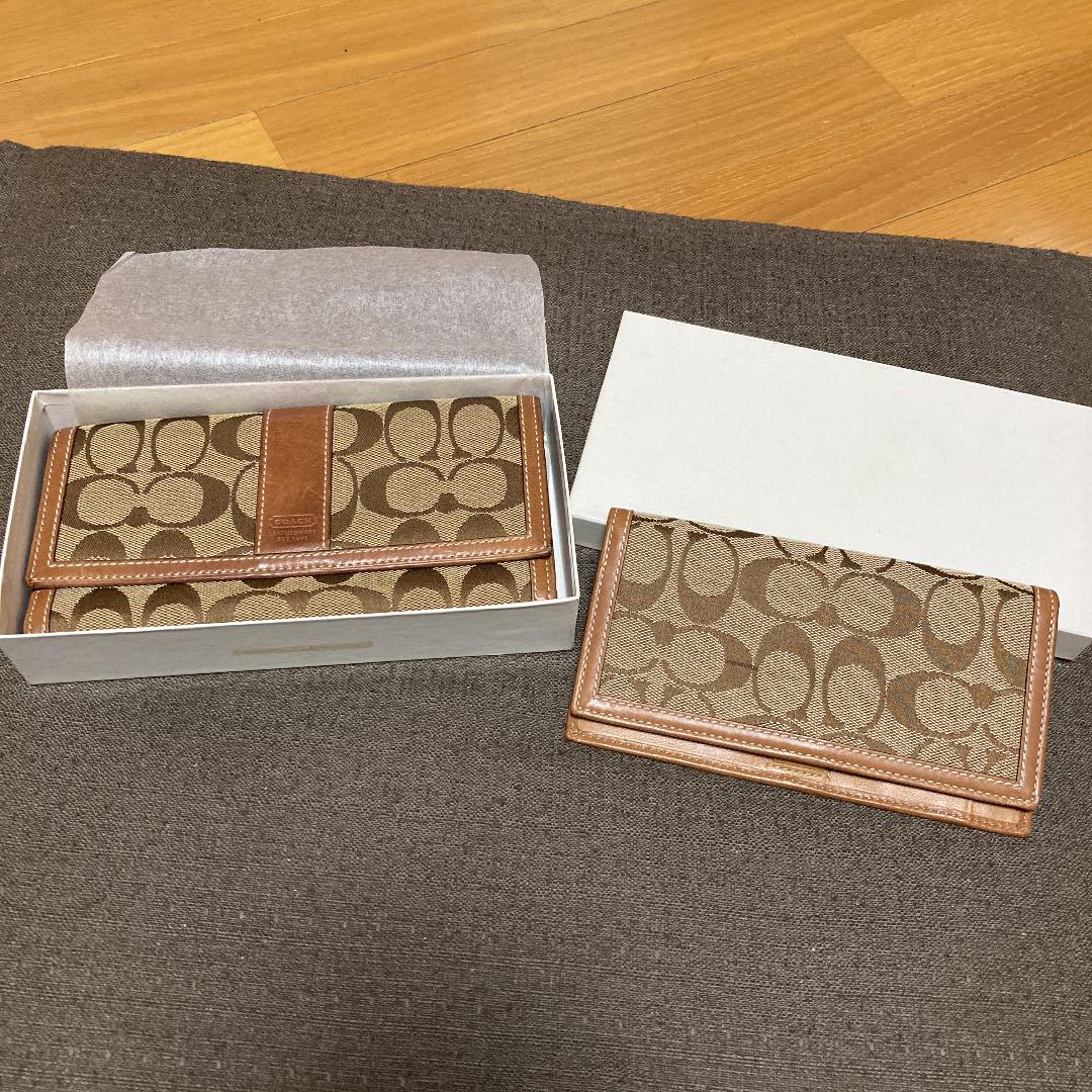 COACH コーチ 長財布 チェックブック（小切手）ケース