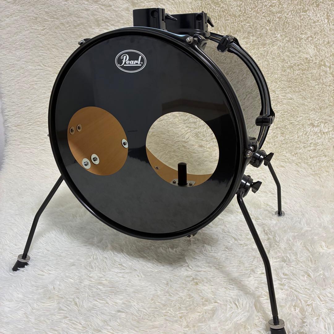 着回しコーデ Pearl バスドラム リズムトラベラー ブラック pearl