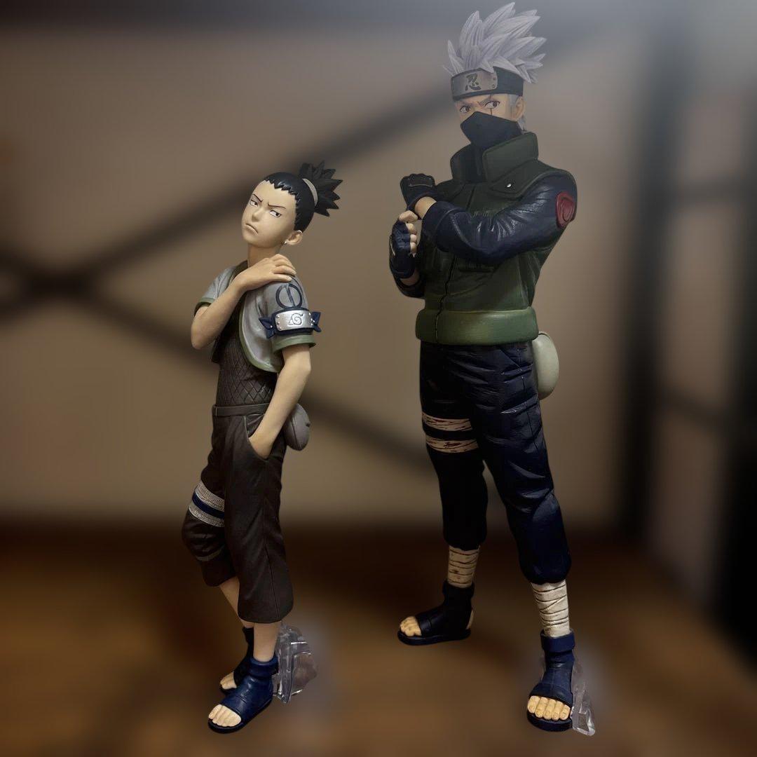 一番くじ NARUTO-ナルト- c賞シカマル　c賞カカシ両目写輪眼