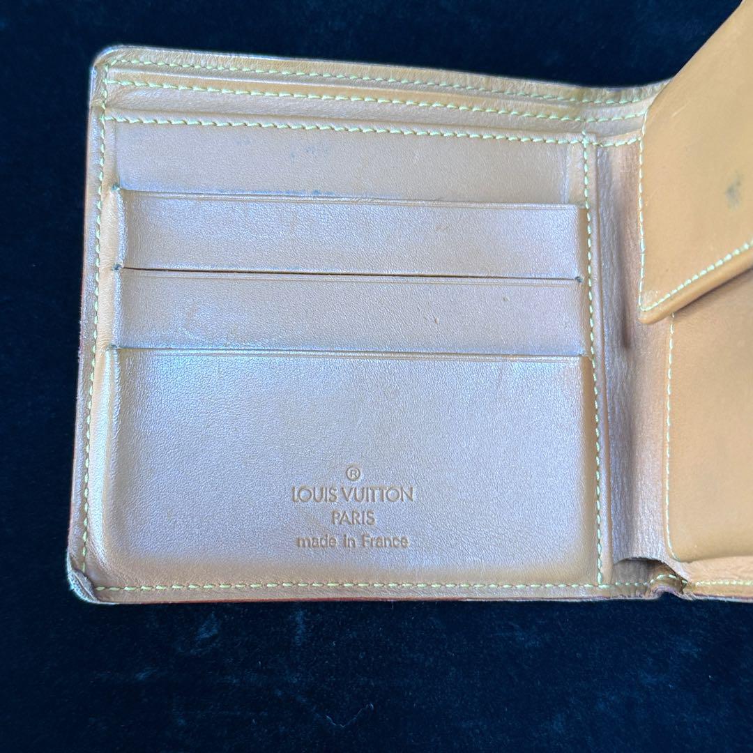 LOUIS VUITTON ルイ・ヴィトン ノマ ドキャラメルニ折財布