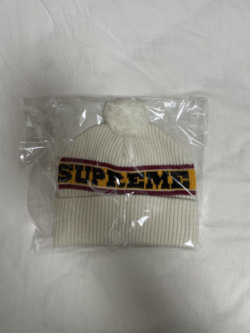 帽子 Supreme 2024 F/W Big Stripe Beanie White
