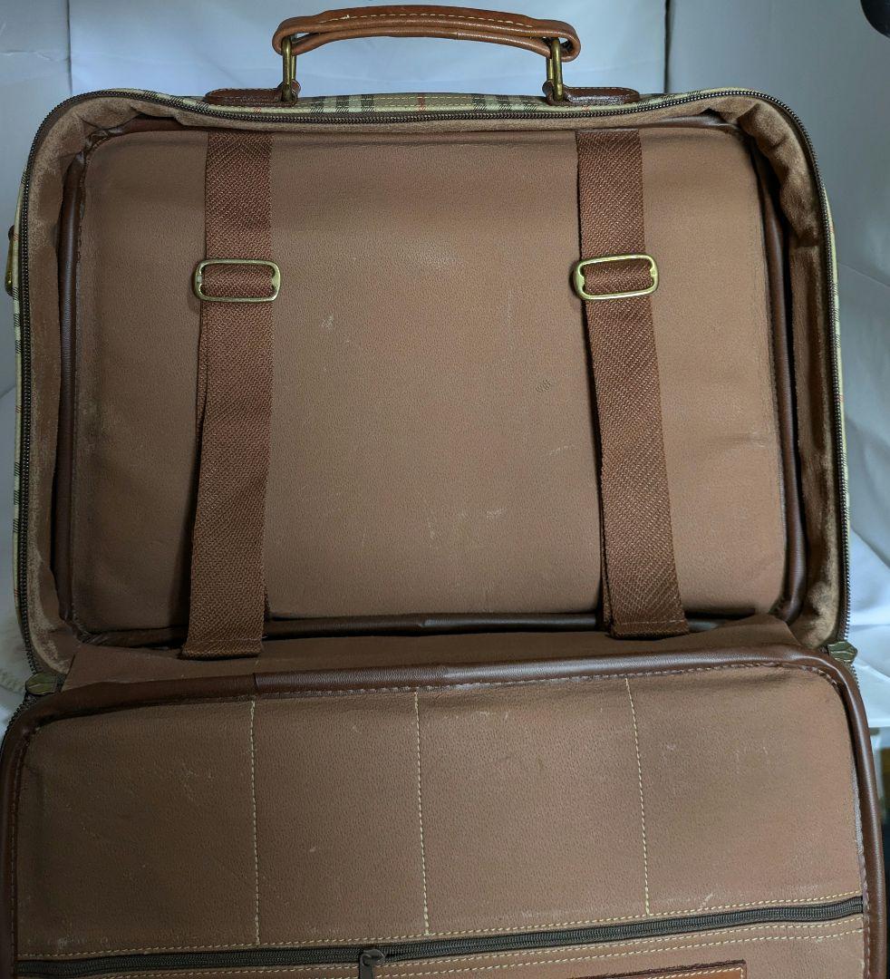 BURBERRY バーバリー ノバチェック  PVC レザー ビジネス バッグ