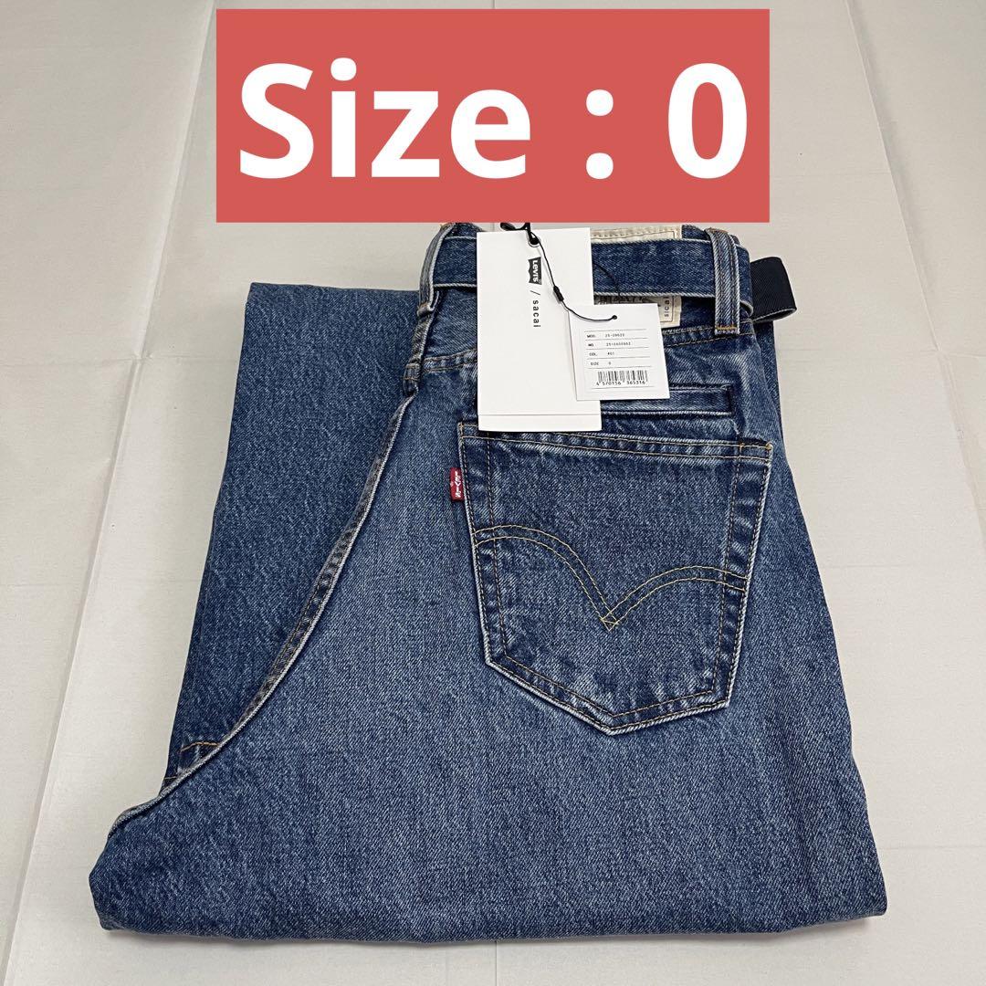 sacai x LEVI'S Denim Pants BLUE Size 0 リーバイス サカイ