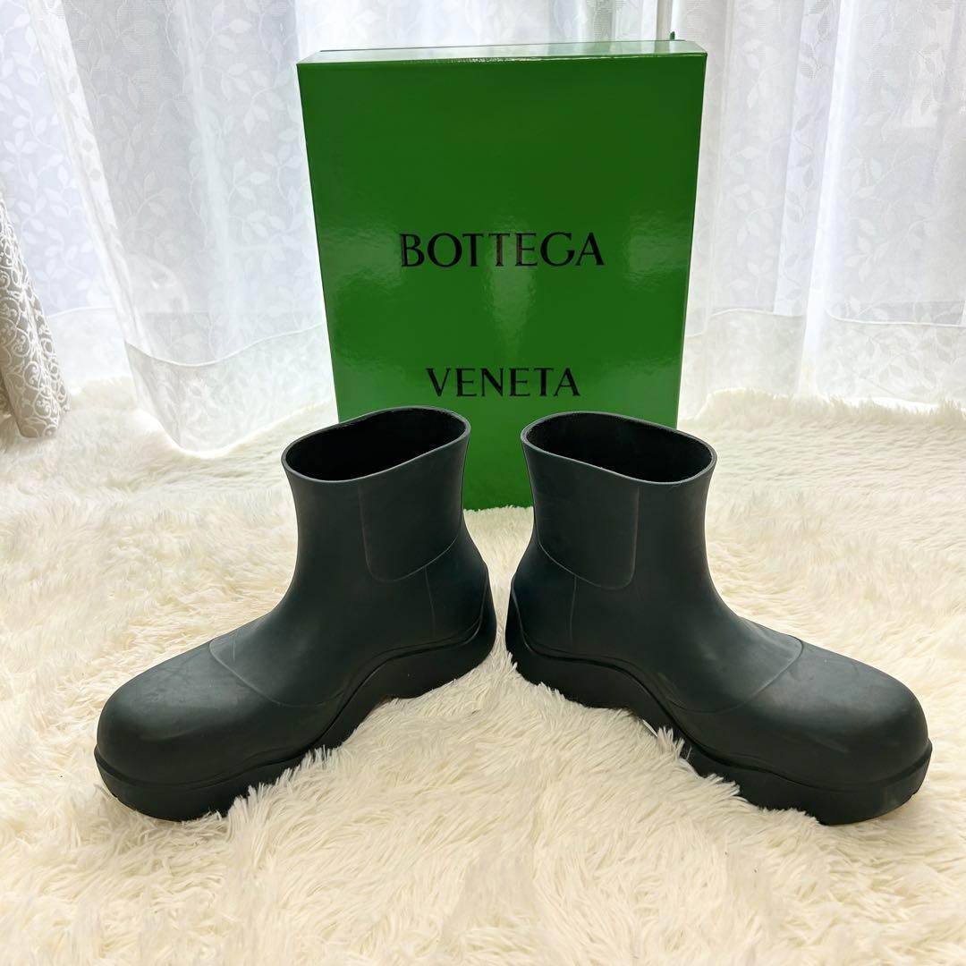 Bottega veneta パドルブーツ43 ダークグリーン 箱付き - メルカリ