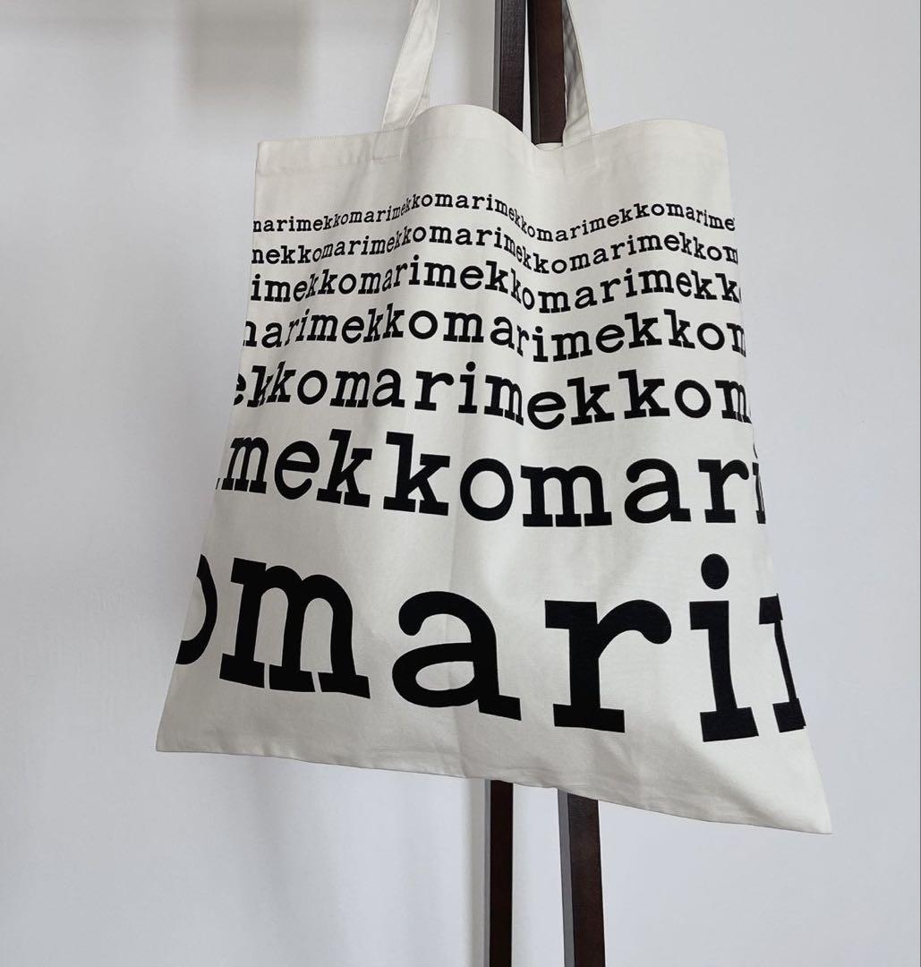 marimekko ロゴプリント トートバッグ - メルカリ
