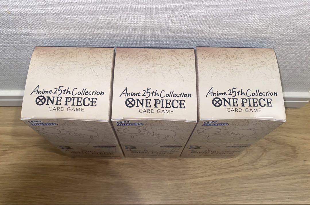 ワンピースカード Anime 25th collection 3Box