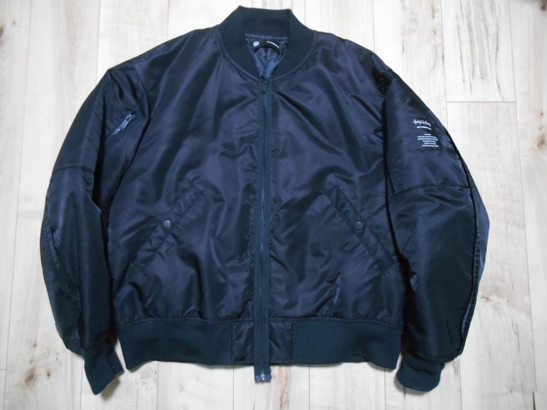 美品 GU UNDERCOVER コラボ MA-1 フライトジャケット 黒 L