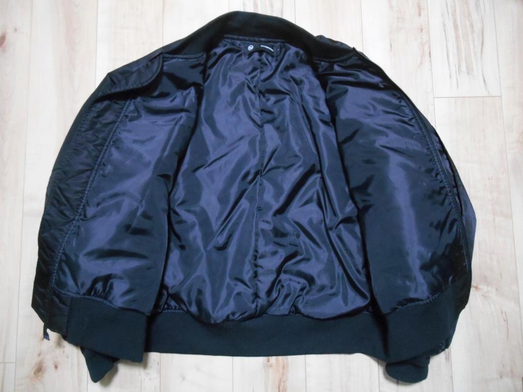 美品 GU UNDERCOVER コラボ MA-1 フライトジャケット 黒 L