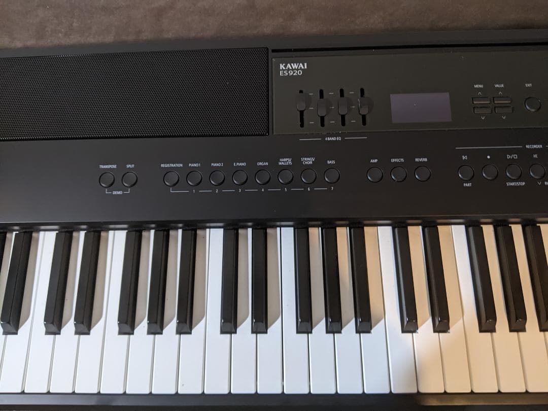 送料無料/新品】 KAWAI カワイ 電子ピアノ ES920 (B) 88鍵盤 鍵盤楽器