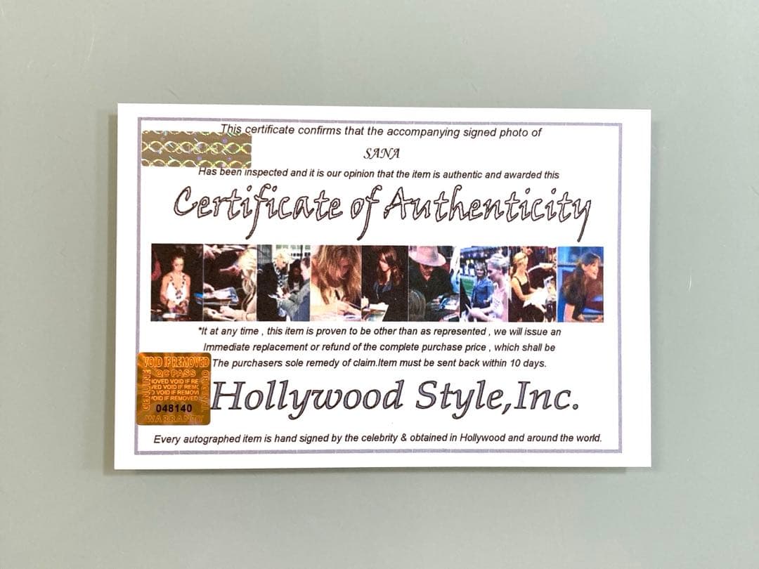 サナ直筆サイン入り2Lサイズ写真…SANA…TWICE…12 サナ直筆サイン入り2Lサイズ写真…SANA…TWICE…12