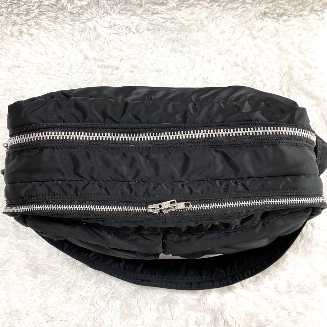 【極美品】 ポーター タンカー ショルダーバッグ 2層 マチ拡張 即完