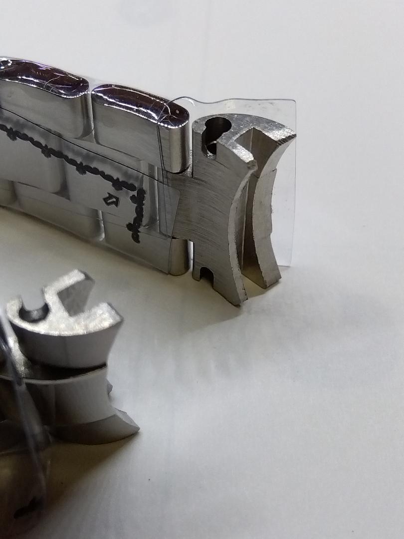 ロレックス用互換オイスターブレス センターポリッシュ 王