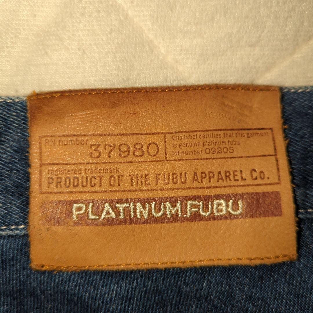 90,s PLATINUM FUBU デニムショートパンツRN37980